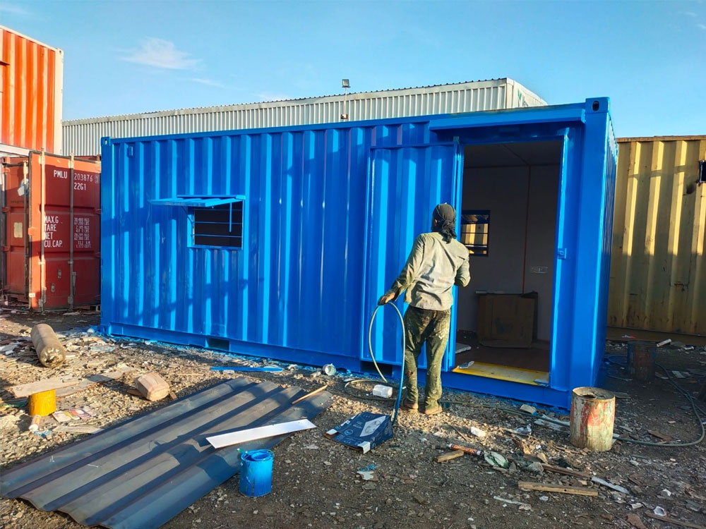 Steel Feet Office Container Manufacturers in Trichy